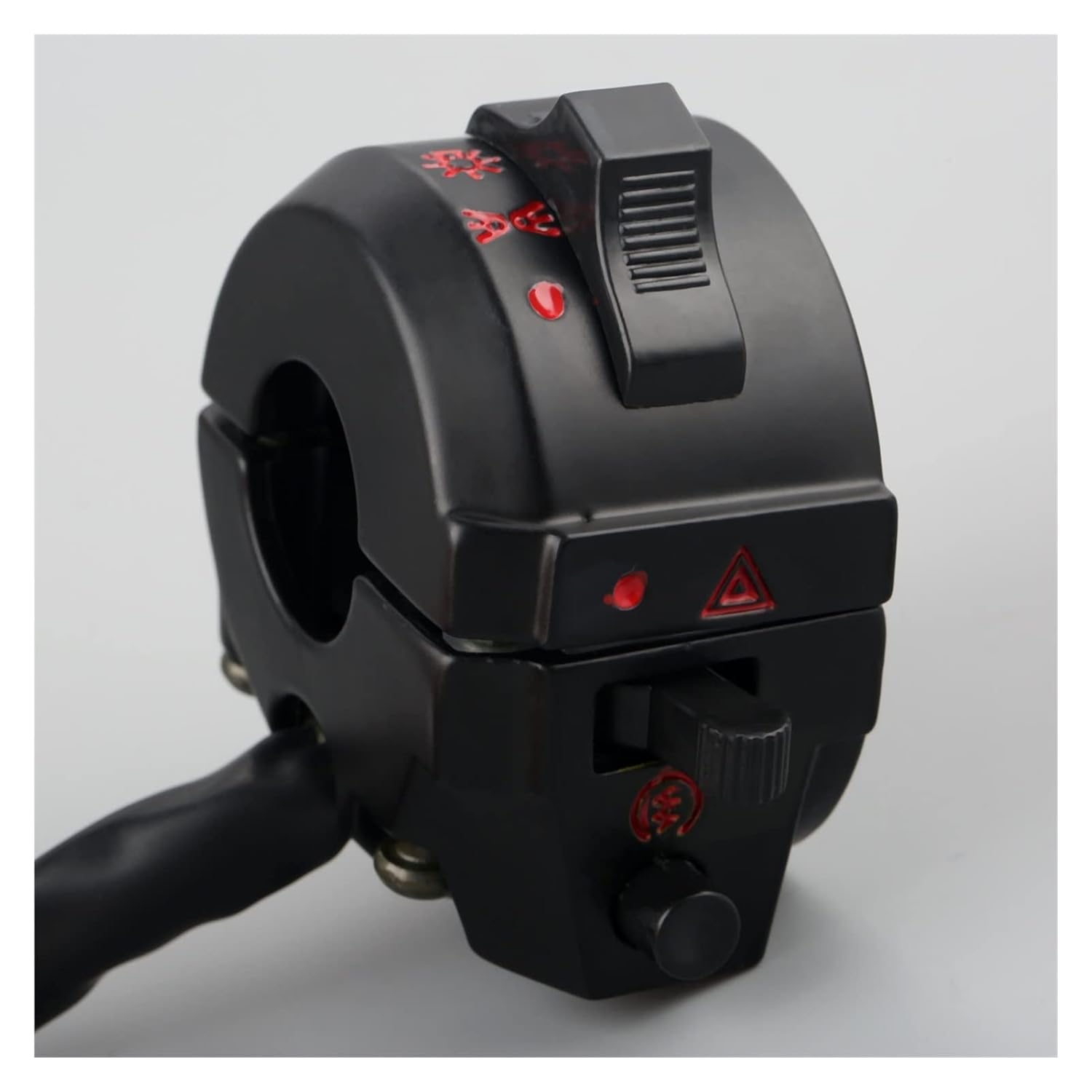 Downwind Motorcycle Motorbike ATV Handlebar Left Right Side Control Switch High Low Beam Light Turn Signal Horn Switch Parts 7/8 Quot 22Mm image number 3