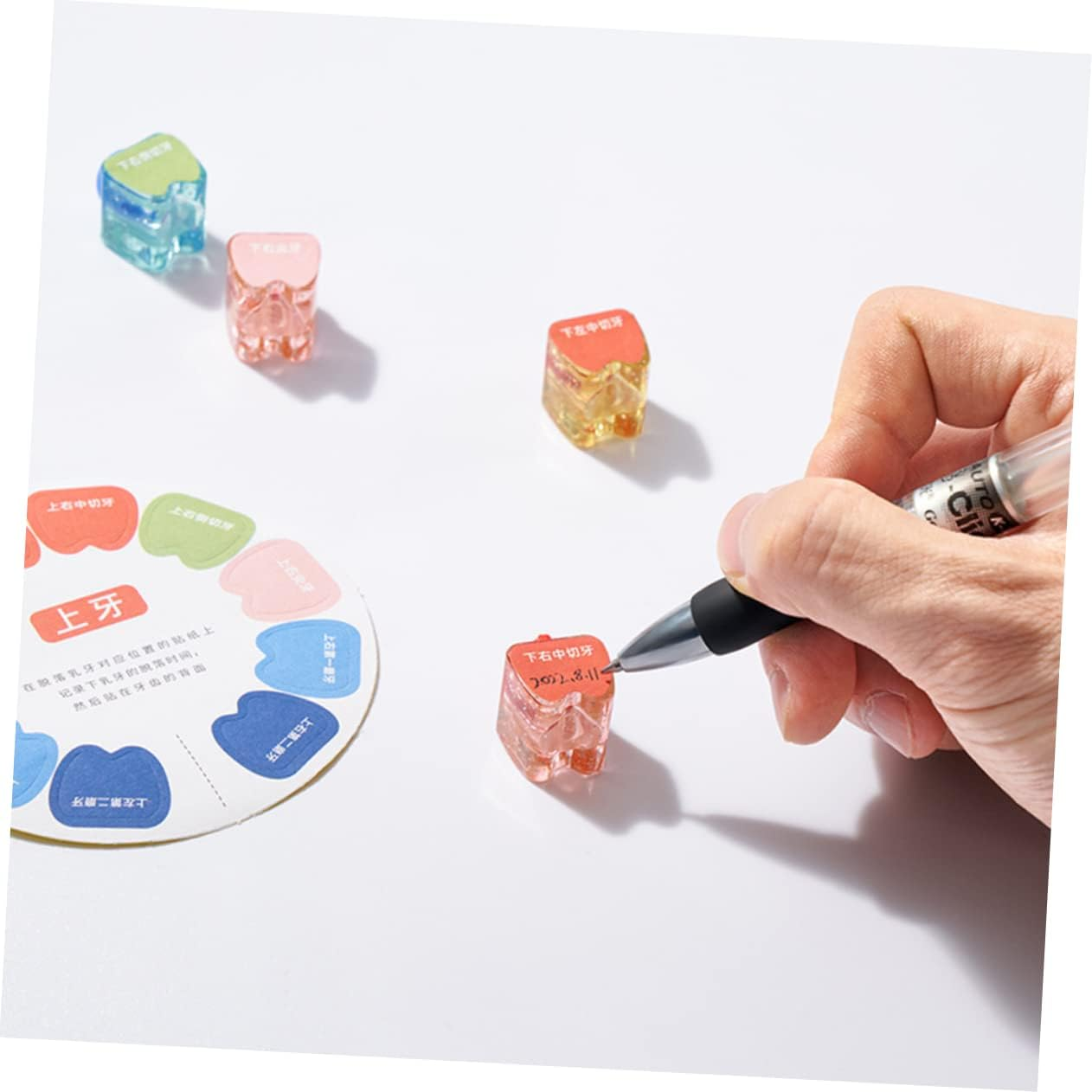 Baby Tooth Saver Collection Box Keepsake Holder Photo Frame Kids Deciduous Teeth Storage Case White Frame Suitable for Boys and Girls