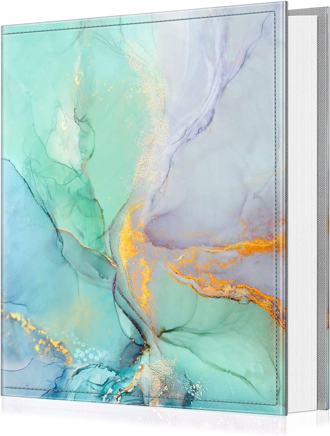 Fintie Photo Album 4X6 Photos - 300 Pockets Large Capacity Premium Vegan Leather Photo Book Cover for Family Wedding Anniversary Baby Vacation Pictures, Lilac Marble