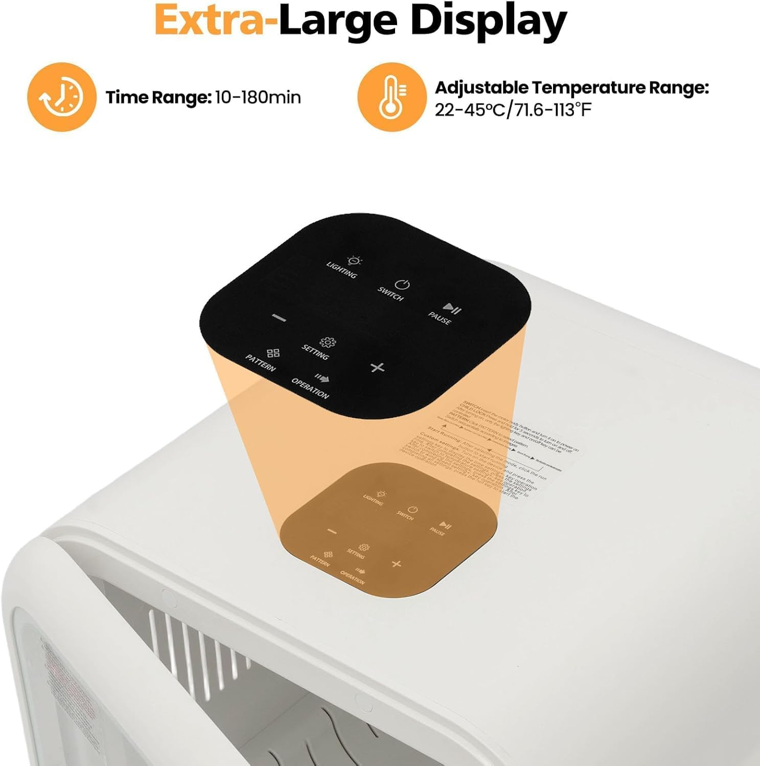 62L Pet Cat Dryer Box, 360&deg; Efficient Automatic and Quiet Box with Smart Temperature Control, Ideal for Cats and Medium Dogs (White New) image number 2