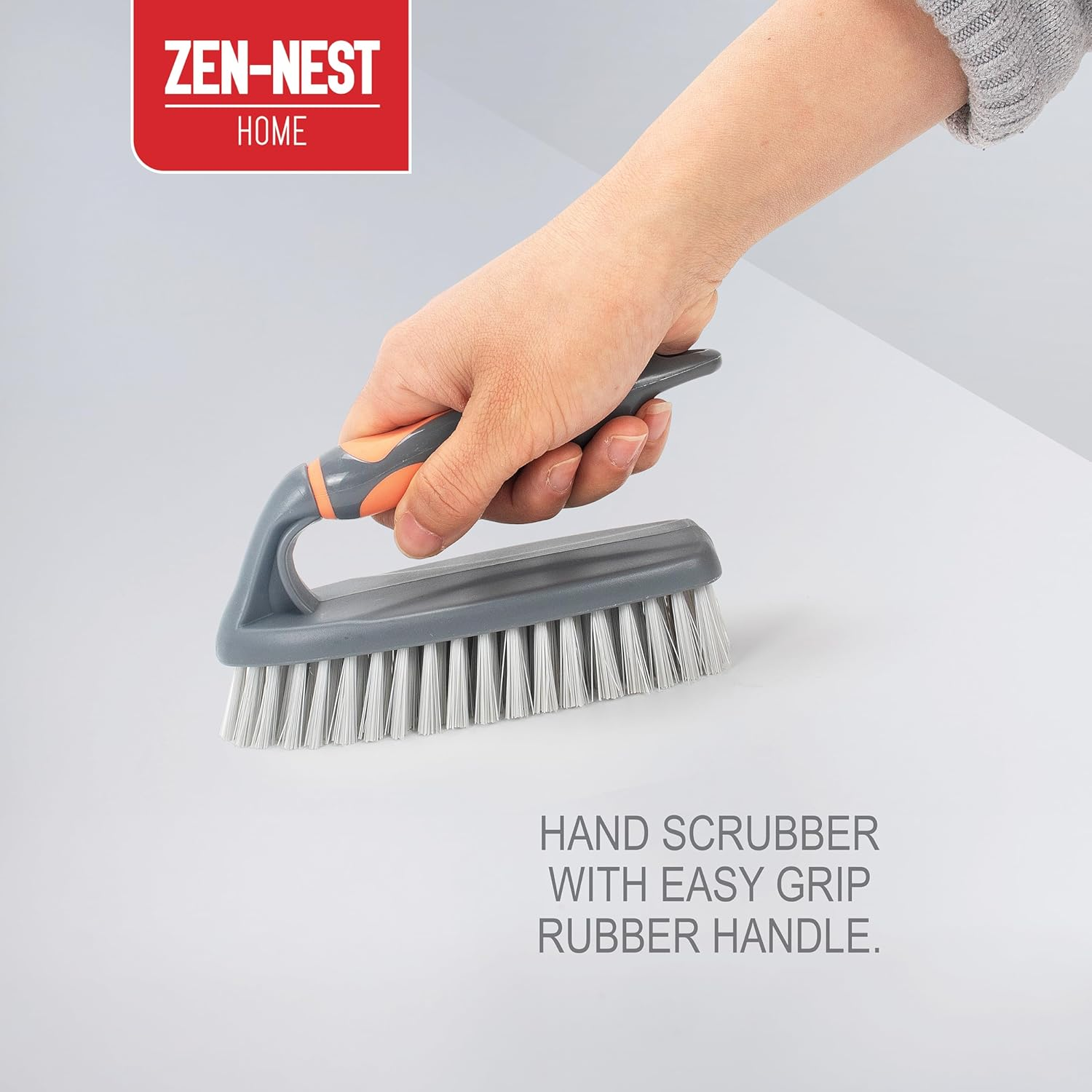 Zen Nest 5-In-1 Complete Cleaning Set &ndash; Multi-Purpose Home Cleaning Tools Kit with Broom, Dustpan, Mop & More &ndash; Space-Saving, Durable & Easy to Store (5Pcs)