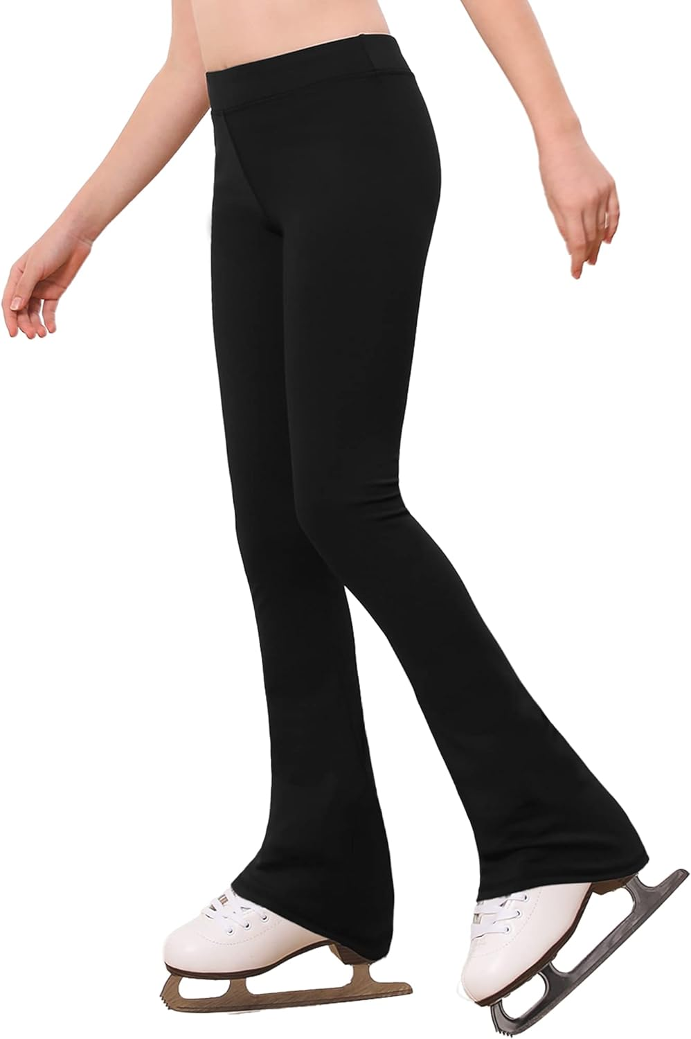 Stelle Girl'S Figure Skating Pants Ice Skating Leggings Polar Fleece Warm Practice Training Wear image number 6