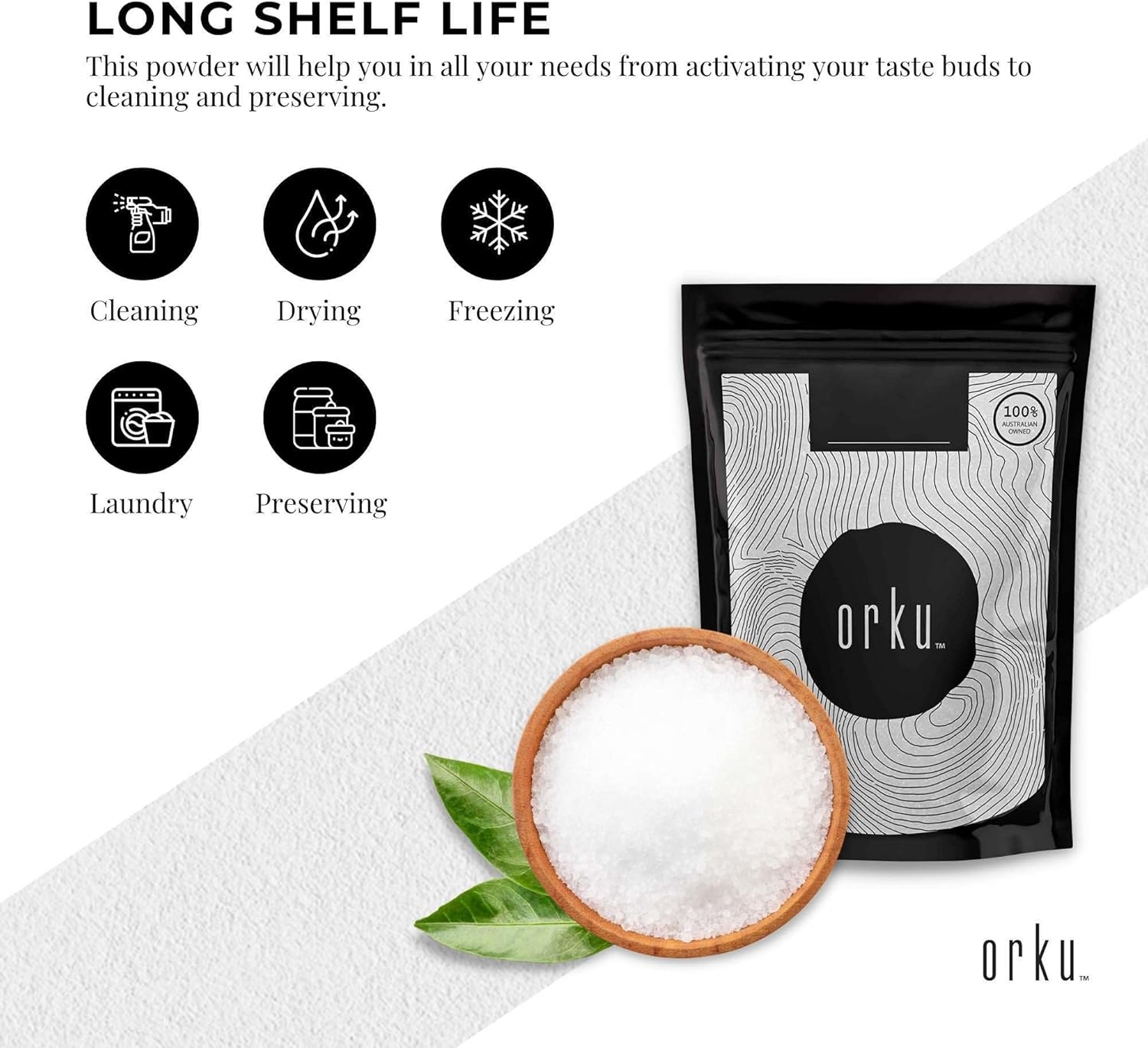 2Kg Citric Acid Powder - Food Grade Anhydrous GMO Free Preservative C6H807 image number 3