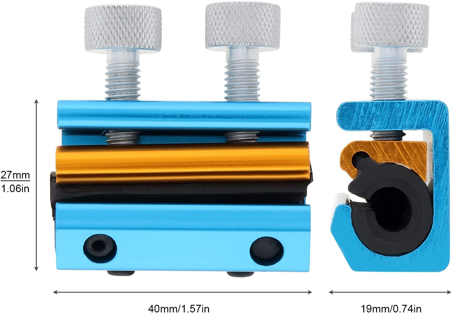 Windance Motorcycle Aluminium Cable Lube Tool, Throttle Clutch Brake Cable Lubrication Luber,Twin-Clamp Cable Oiler image number 2