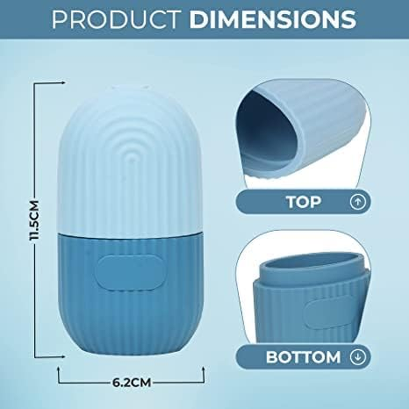 SWOSH Ice Roller for Face & Eye Massage, Reusable & Unbreakable Facial Tool for Glowing, Reducing Eye Puffiness image number 3