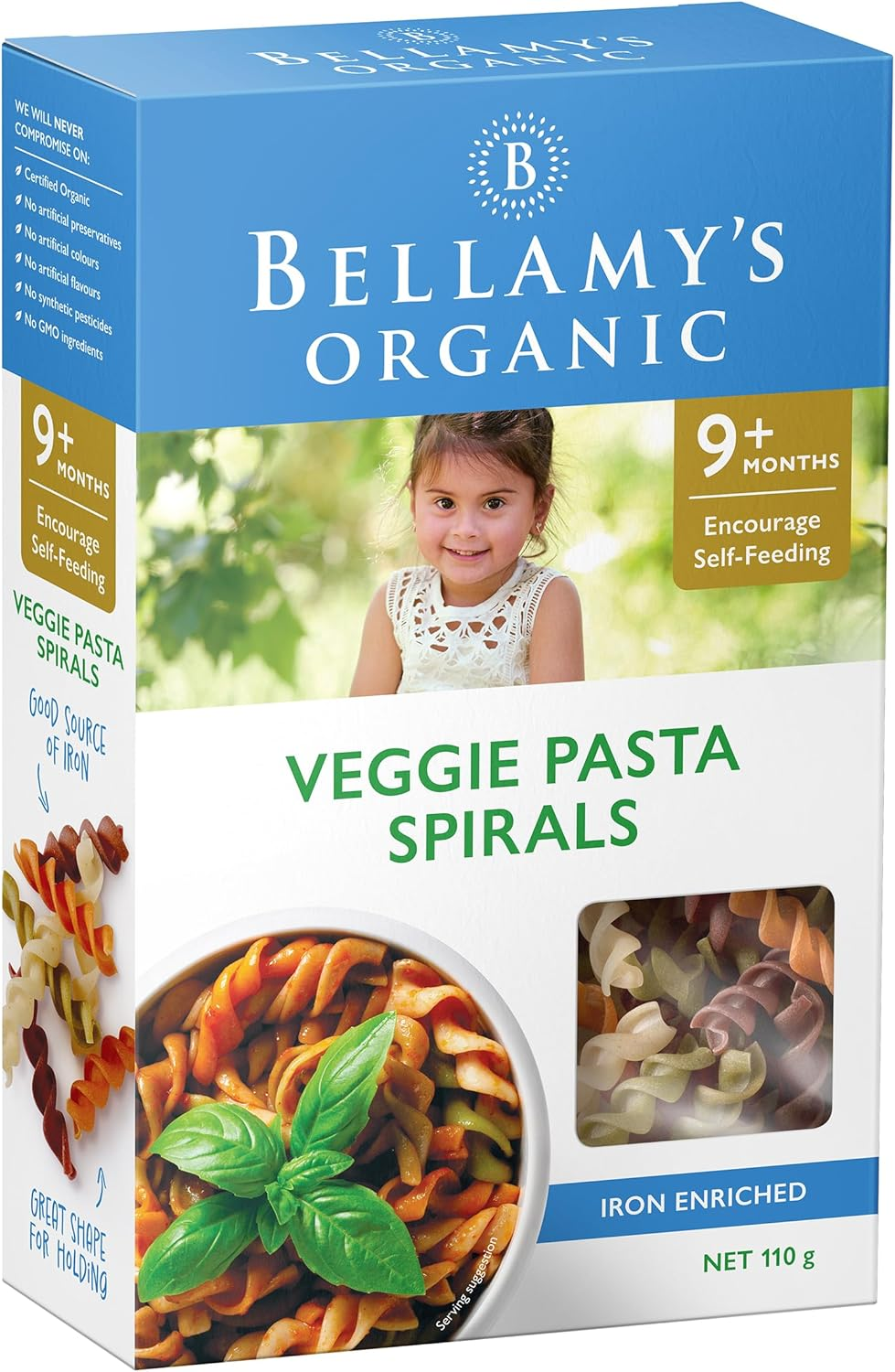 Bellamy'S Organic Veggie Pasta Spirals image number 5