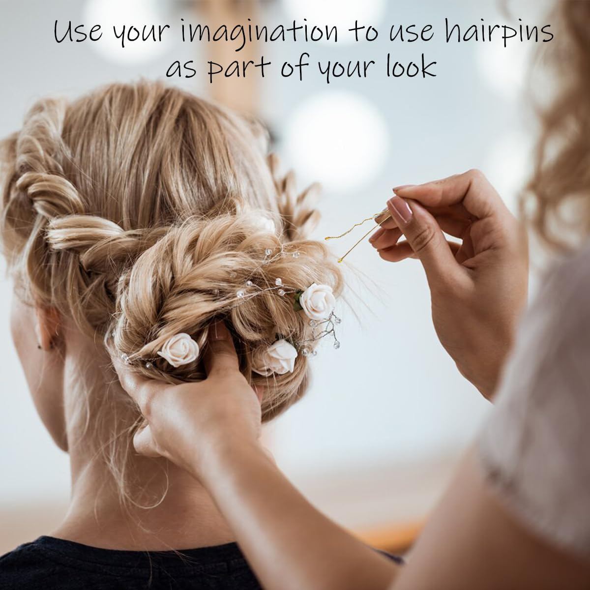 Pack of 300 Mini Hair Clips, Small Hair Clips, 5 Cm Bobby Pins, Hair Clips, Metallic Wave Hair Clips, Women'S Hair Clips for Women, Girls, Children (Brown, Black, Gold)