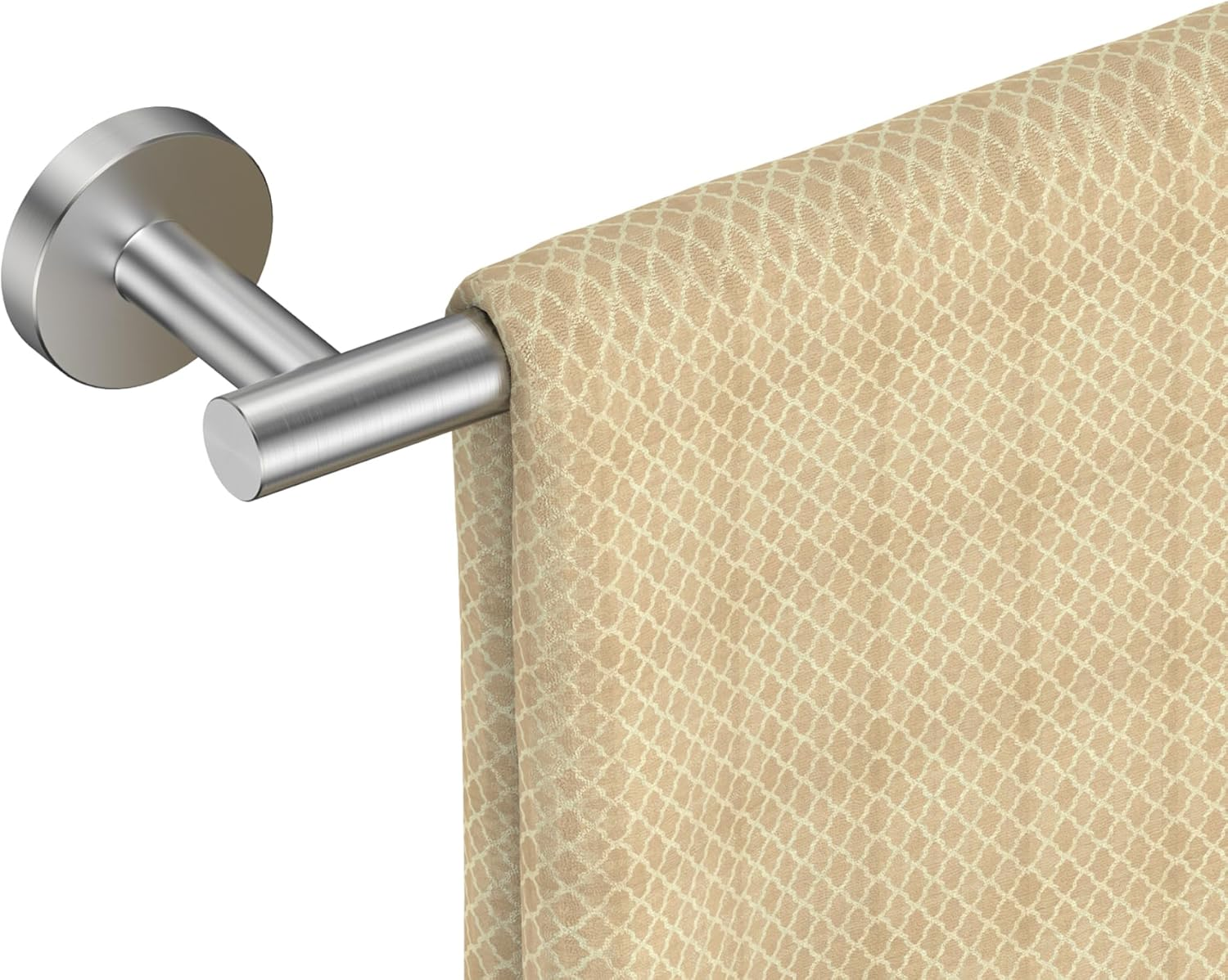 FORIOUS Towel Rail, Wall Towel Rack Mounted Stainless Steel, Hand Towel Holder 20 Inch for Bathroom, Includes Wall Mounting Hardware, Brushed Nickel image number 5