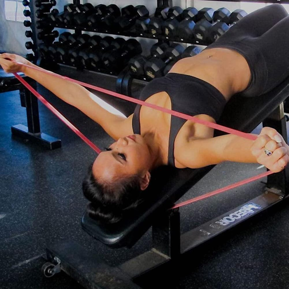 Resistance Bands, 5 Pack Resistance Bands for Working Out, Essential Power Bands, Resistance Loop Set,Fitness Bands for Workout, Yoga, Improve Mobility and Strength image number 5