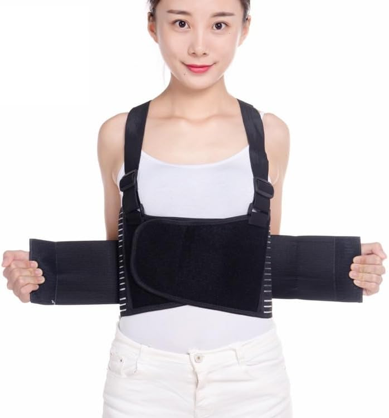 Rib and Chest Support Brace, Broken Rib Brace, Breathable Rib Belt for Sore or Bruised Ribs Support, Sternum Injuries, Dislocated Ribs Protection, Pulled Muscle Pain
