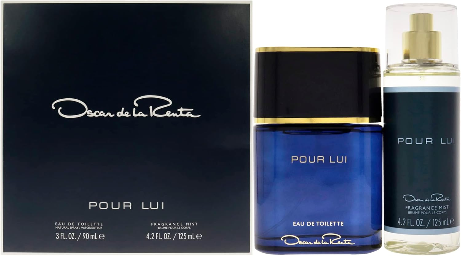 Oscar Pour Lui by Oscar De La Renta for Men - 2 Pc Gift Set 3Oz EDT Spray, 4.2Oz Fragrance Mist image number 1