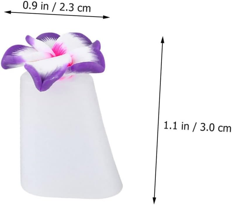 FRCOLOR 8Pcs Silicone Toe Separator Set Nail Polish Tool Pedicure Accessories Supple Toe Dividers for Nail Art Comfortable Separators for Women Polish Protectors Care Supplies image number 1