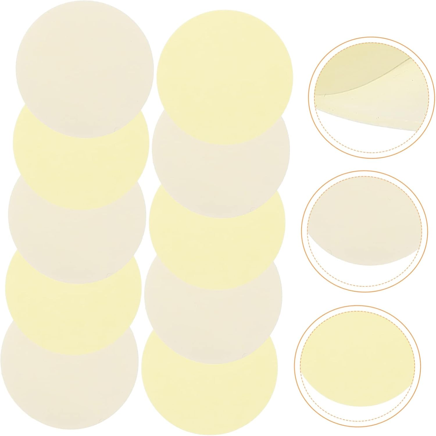 Hohopeti 24Pcs Double Sided round Pads Adhesive Mounting Stickers for Home Car Use and Easy to Use Double Sided Tape for Fixing Ornaments and Accessories image number 4