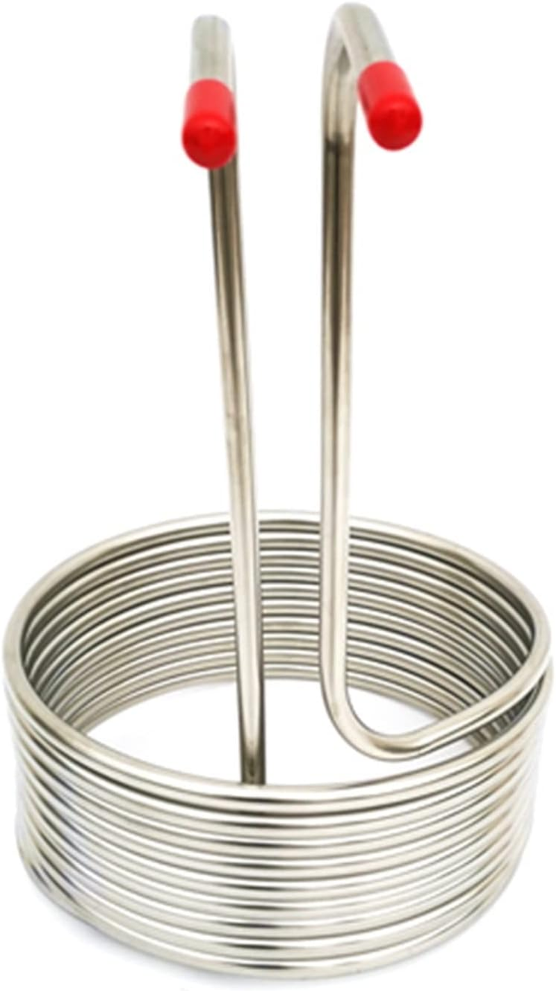 Wort Chiller, 304 Stainless Steel Beer Cooling Coil ，Home Brewing Immersion Wort Chiller Pipe Bar Wine Making Machine image number 3