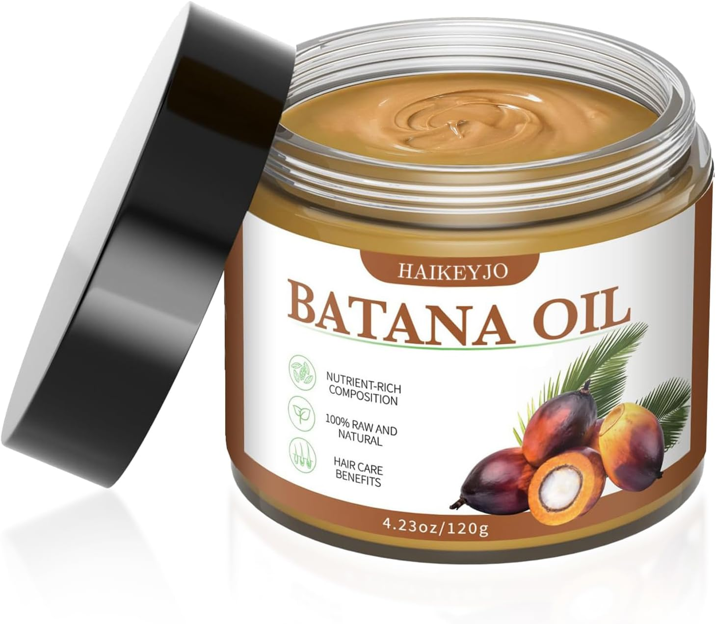 Raw Batana Oil for Hair Growth - 100% Pure Organic Unrefined Hair Oil from Honduras | Natural Hair Oil to Repair, Thicken & Moisturize All Hair Types | Men &Women,4.23 Oz image number 3