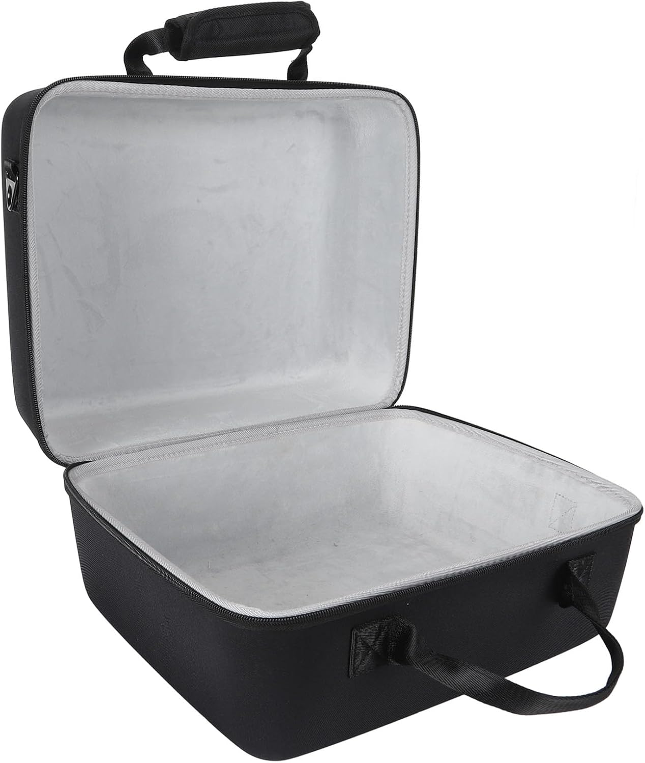 Hard Portable Speaker Storage Bag for S1 PRO Plus, Speaker Case with Microphone and Power Cable, Black, Waterproof, Durable, Drop Resistant, Comfortable Handle image number 6