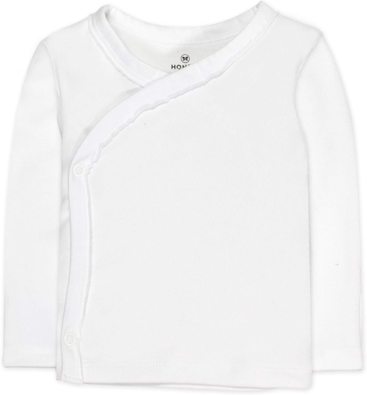 Honest Baby Clothing Baby 3-Pack Organic Cotton Long Sleeve Side-Snap Kimono Tops image number 2