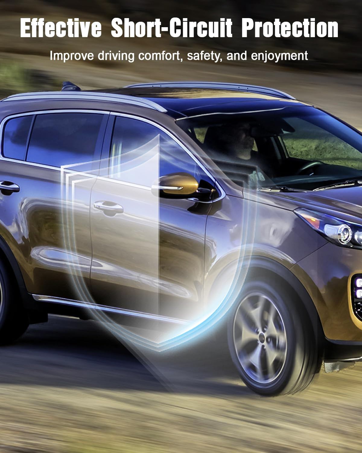 AUGREX 18980-08110 189808110 200Amp Battery Fuse Fit for Kia Sportage Cadenza 2016 2017 2018, with 2 Nuts M8 & M6 image number 3