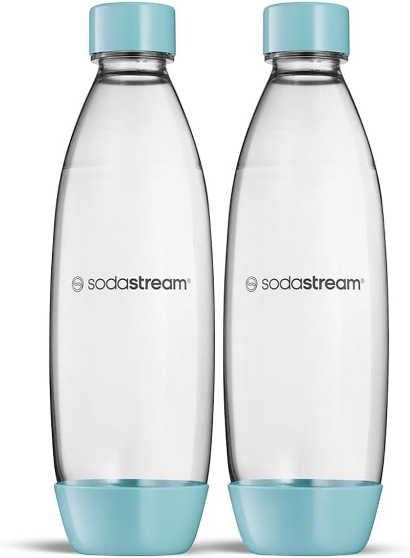 Sodastream, 2 Individual Dishwasher Safe Bottles for Duo, Terra, E-Terra, Art, Gaia, Dark Blue image number 3
