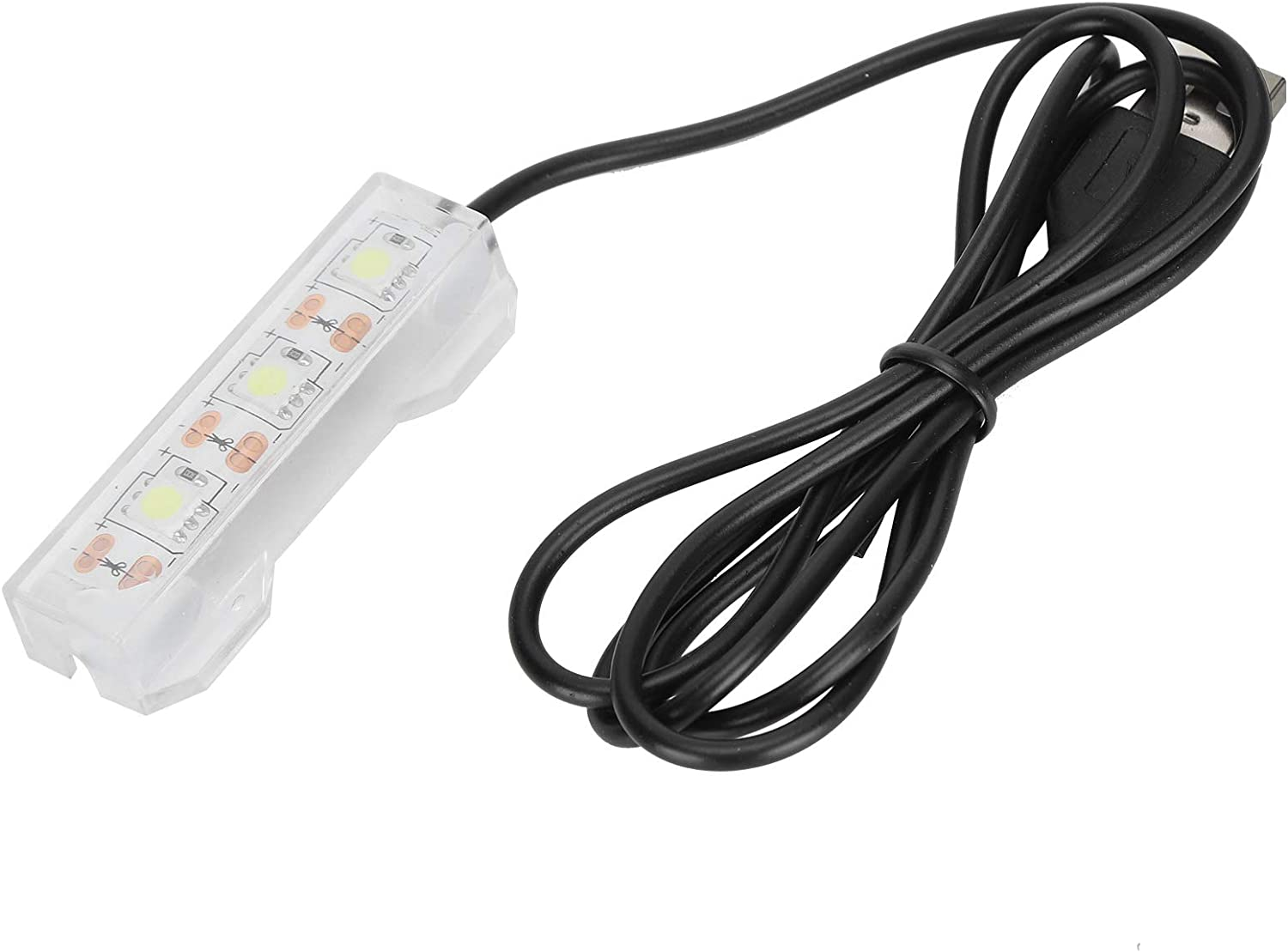 LED Aquarium Light, Lightweight Aquarium USB Light, Waterproof USB Charging Plastic 2.4X0.8 Inch for Aquarium Fish image number 6