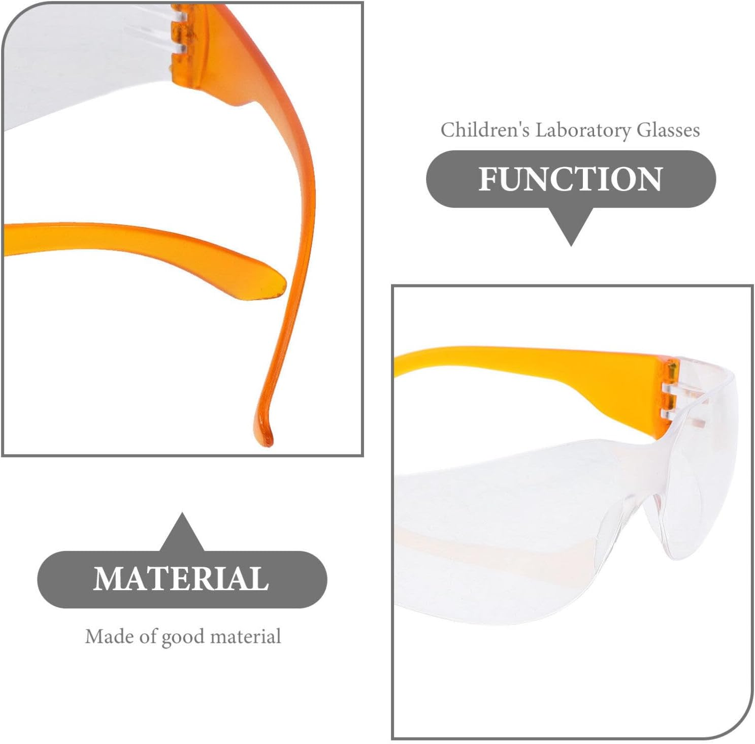 Kisangel 12Pcs Kid Safety Glasses Anti-Scratch Protective Goggles Unisex Swimming Eyewear for Kids Science Party Accessories image number 4