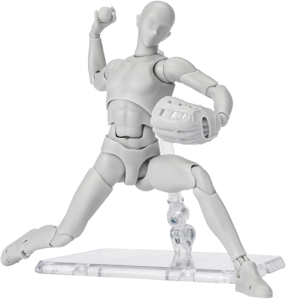 Tamashii Nations S.H.Figuarts Body-Kun -Sports- Edition Dx Set (Gray Color Ver.)