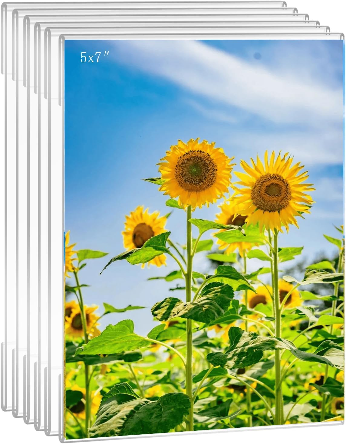 6X4 Inch Clear Acrylic Picture Frames, Set of 6 Acrylic Picture Frames, Wall Mount for Home, School and Office (Clear, 6X4&Prime;) image number 6