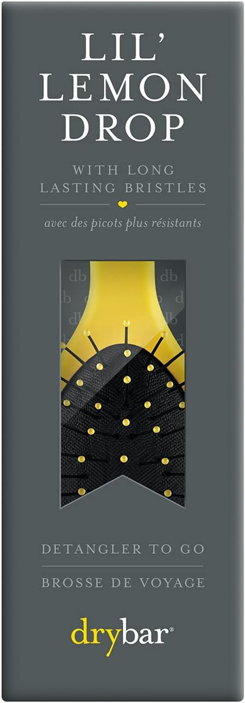 Drybar Lil' Lemon Drop Detangler to Go Travel - Sized image number 3