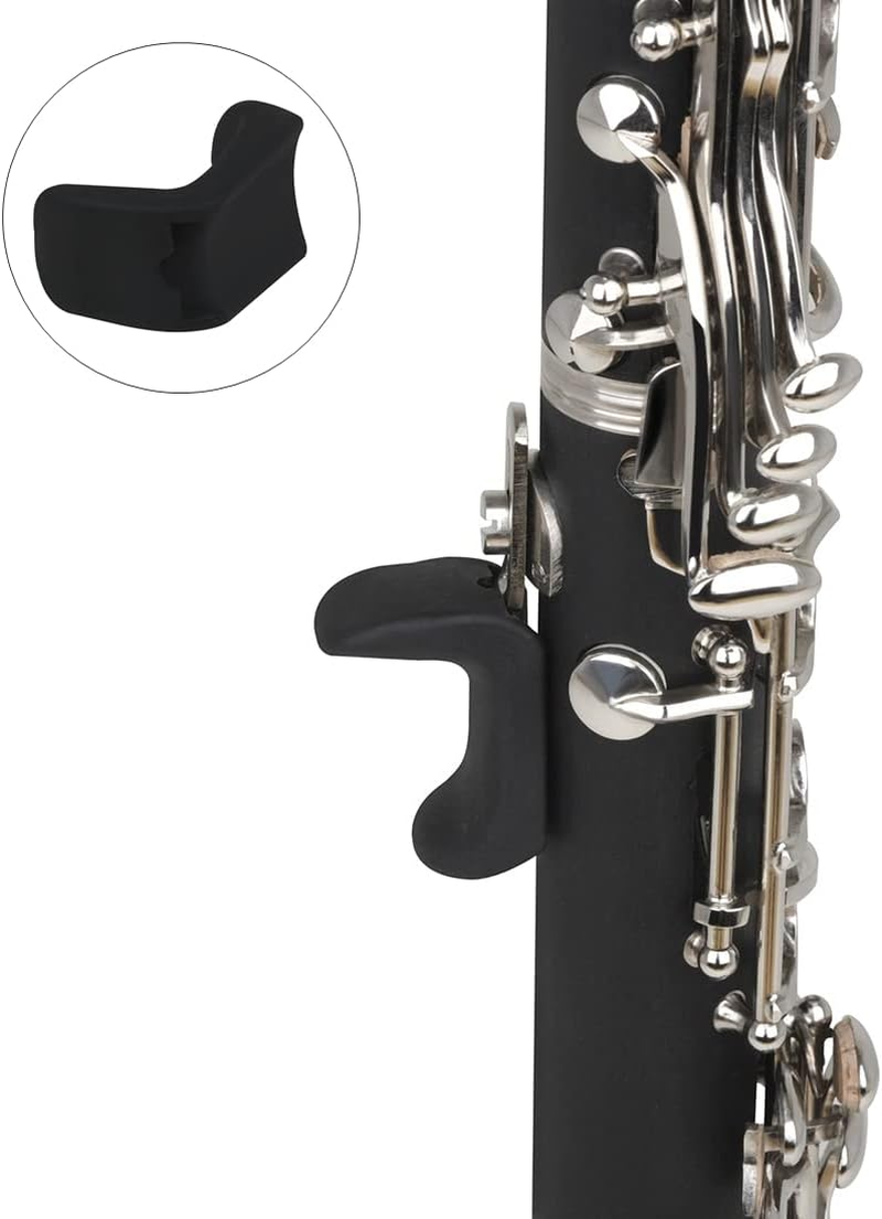Origlam WWI_602 Rubber Clarinet Thumb Rest Cushion Protector, Oboe Clarinet Thumb Cushion 1.45-1.75Cm Thumb Finger Rest Cushion (3.5Mm) image number 2