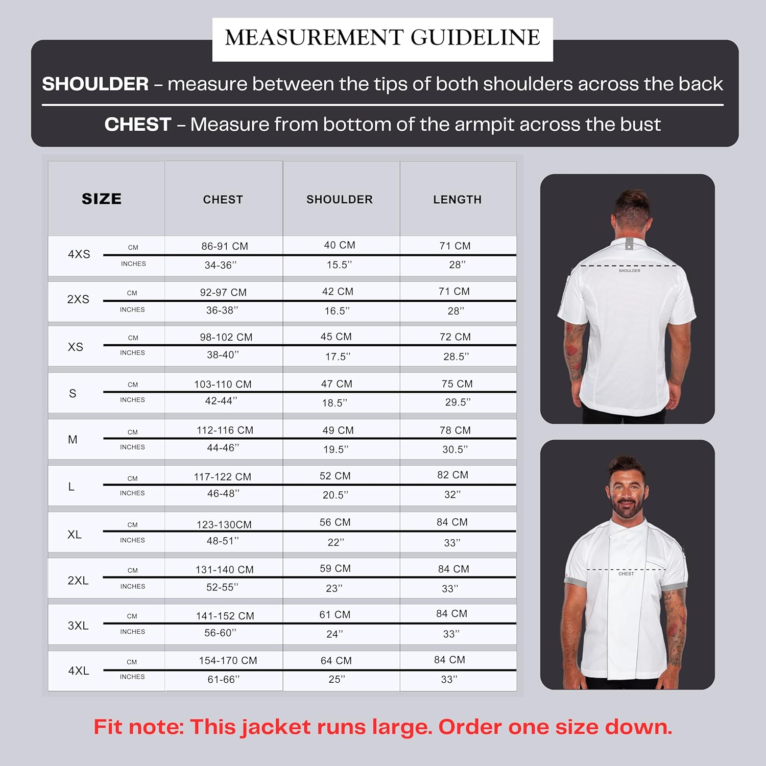 Ace Chef Apparels Stylish Gazi Chef Jacket with Coolvent, Black with Orange Trim, 3X-Large image number 1