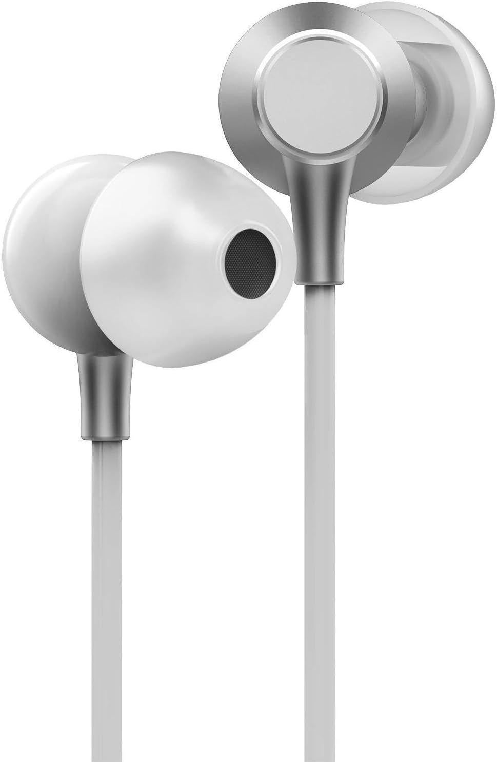 Energy Sistem Metallized 3.5Mm Aluminium Recycled Plastic In-Ear Headphones with Microphone - White image number 2