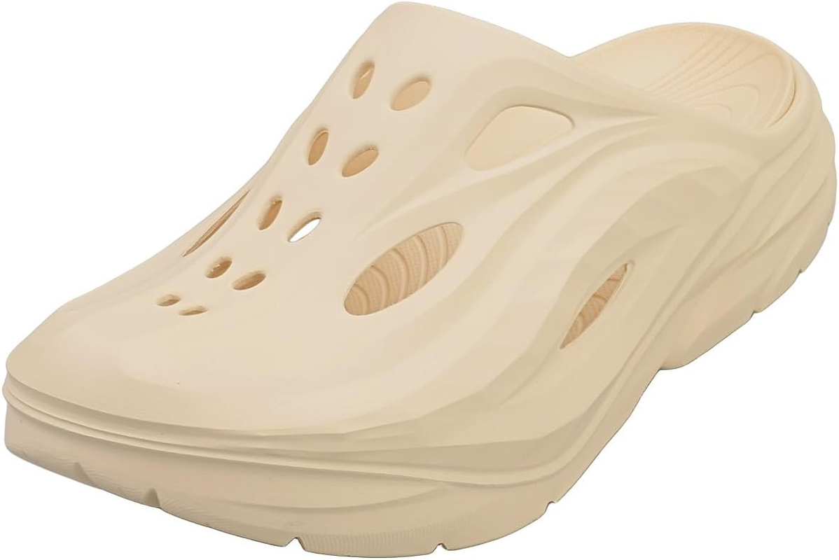 HOKA Unisex-Adult Ora Recovery Mule Slide Sandal, Vanilla/Vanilla, 12 Women/10 Men image number 6