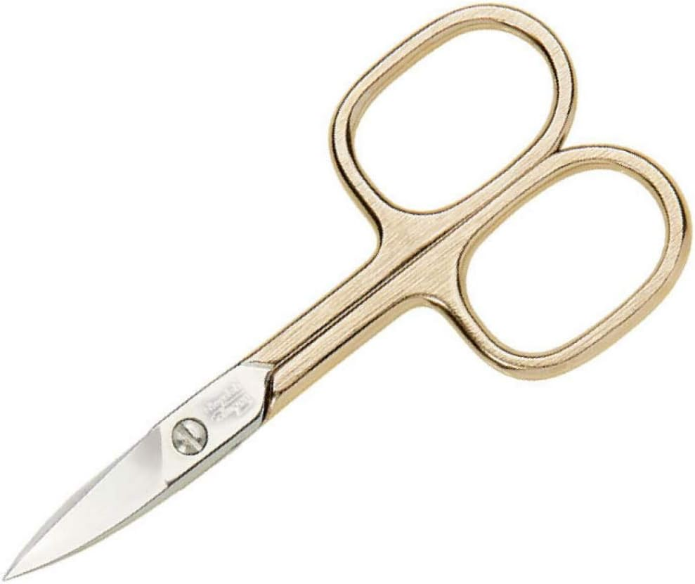 Niegeloh Solingen Nail Scissors Gold Plated image number 1