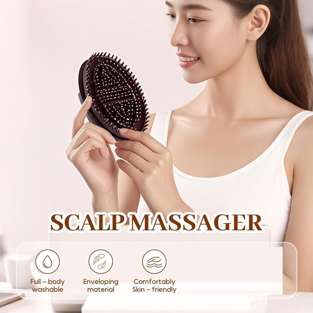 2Pcs Meridian Brush Massage, Beauty Salon Professional Custom Meridian Brush, Full Body Relaxation image number 2