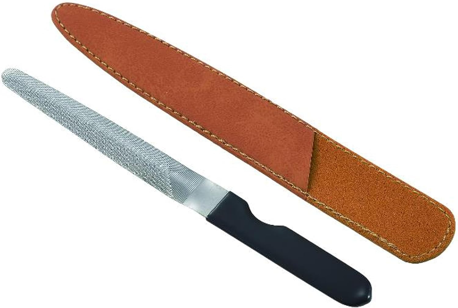 NAIL FILE Nail File round Instep Curved Case/Mocha