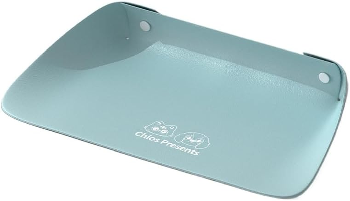 Furbedo Pet Food Mat | Waterproof Silicone Dog Food Mat & Pet Feeding Mat with Foldable Raised Edges, Non-Slip Easy Clean Bowl Tray for Cats & Dogs (45X30Cm) - Lemon Yellow image number 7