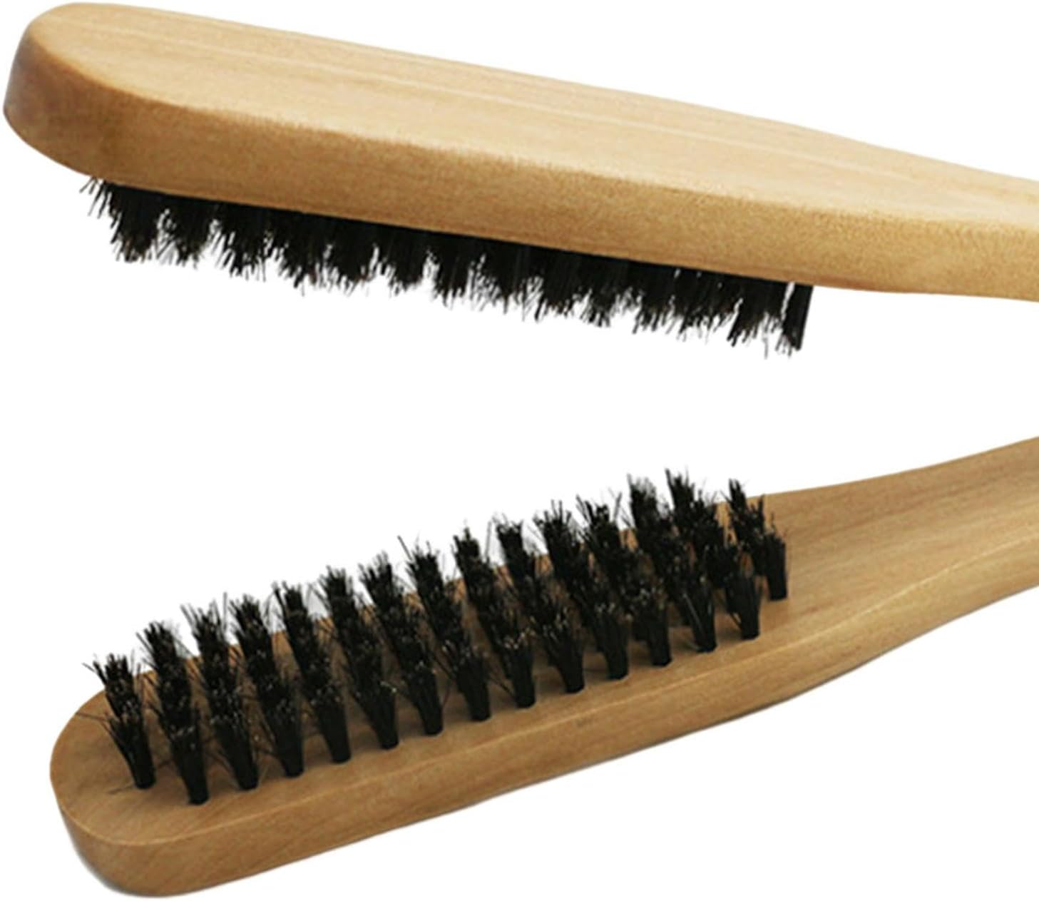 Perfeclan Hair Straightening to Use Hairbrush anti Static V Shaped Comb Clip image number 6