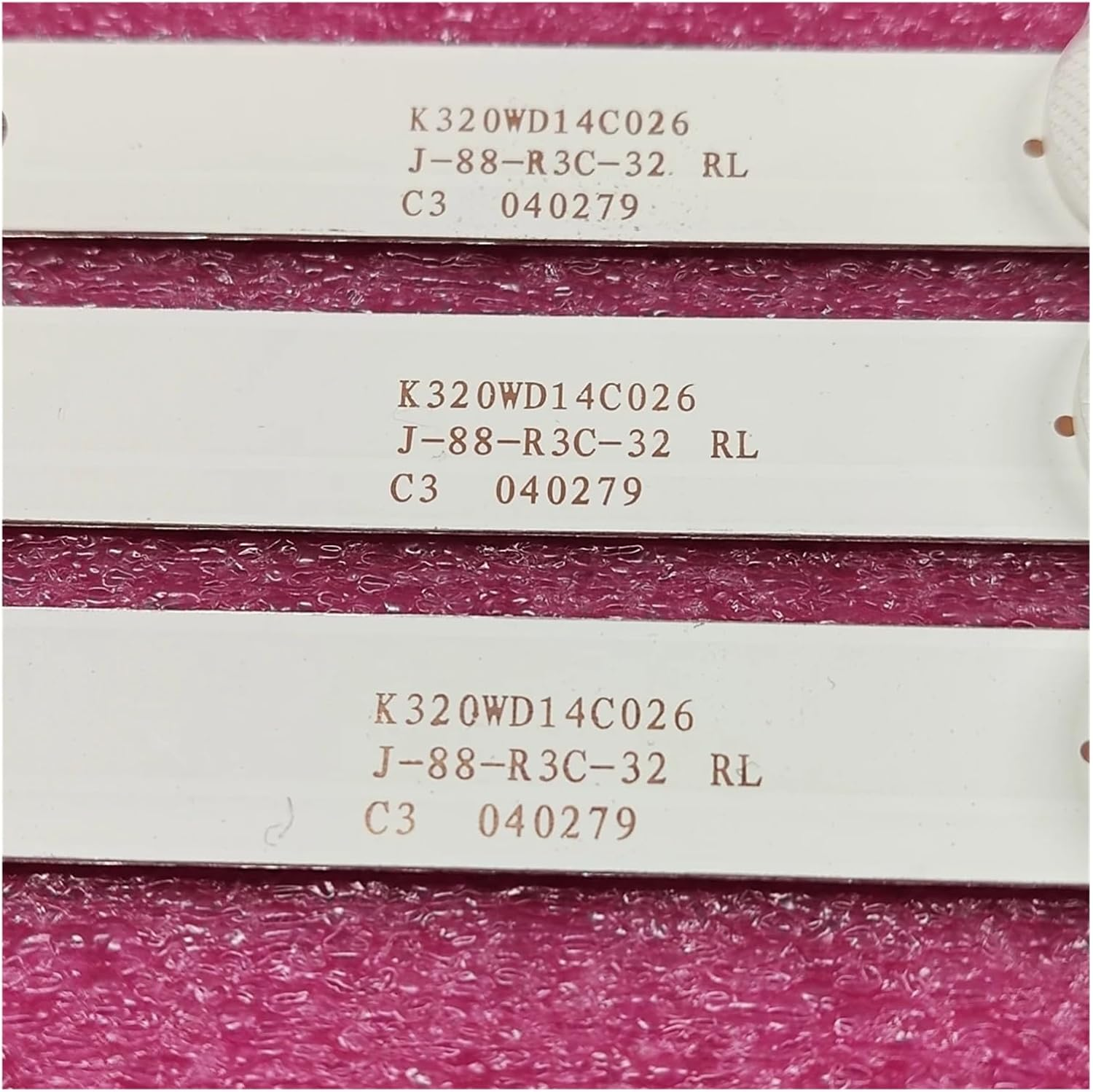 3PCS New TV Lamps LED Backlight Strips for D.-AEWOO L32R630VKE HD TV Bars Kit LED Bands 4708-K320WD-A4213K01 KB-6160 K320WD Rulers (Color : 3 Pieces for 1TV) - 15 Pieces For 5Tv image number 4