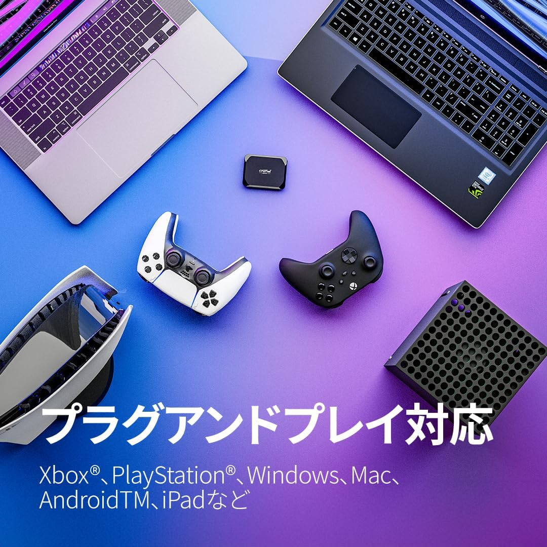 Crucial X9 Portable SSD 1TB image number 2