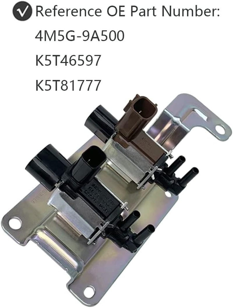 WGBAB Intake Manifold Vacuum Runner Solenoid Valve for Mazda CX-7 3 5 6 Replace 4M5G-9A500 K5T46597 K5T81777 image number 4