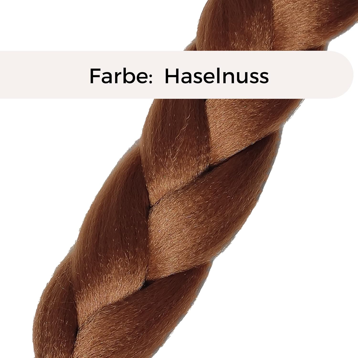 Synthetic Hair for Braiding in Hazelnut - Braids Extensions Rasta Hair - Xpression Hair - Copper image number 6