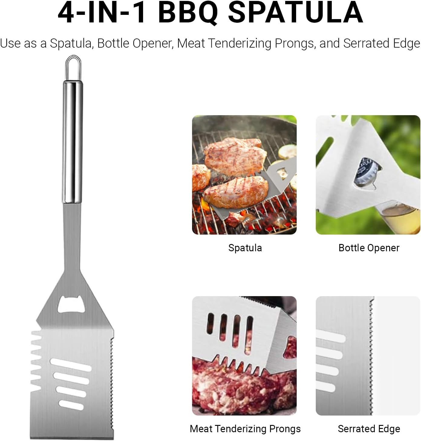 Top G 31Pcs Premium BBQ Grill Accessories Kit, Stainless Steel Grilling Tools Set with Heat-Resistant Gloves & Apron, Outdoor Cooking Essentials, Perfect for Backyard, Camping, Picnic image number 1