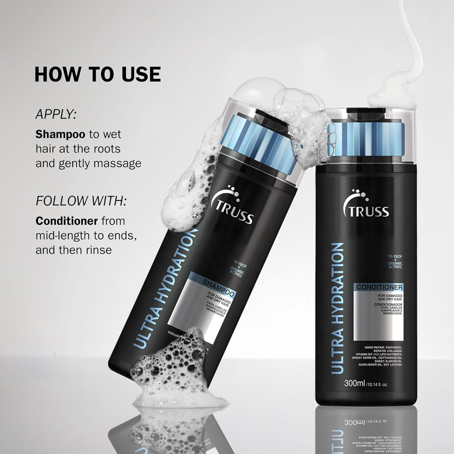 Truss Professional Ultra Hydration Shampoo, 299.8 Ml image number 3