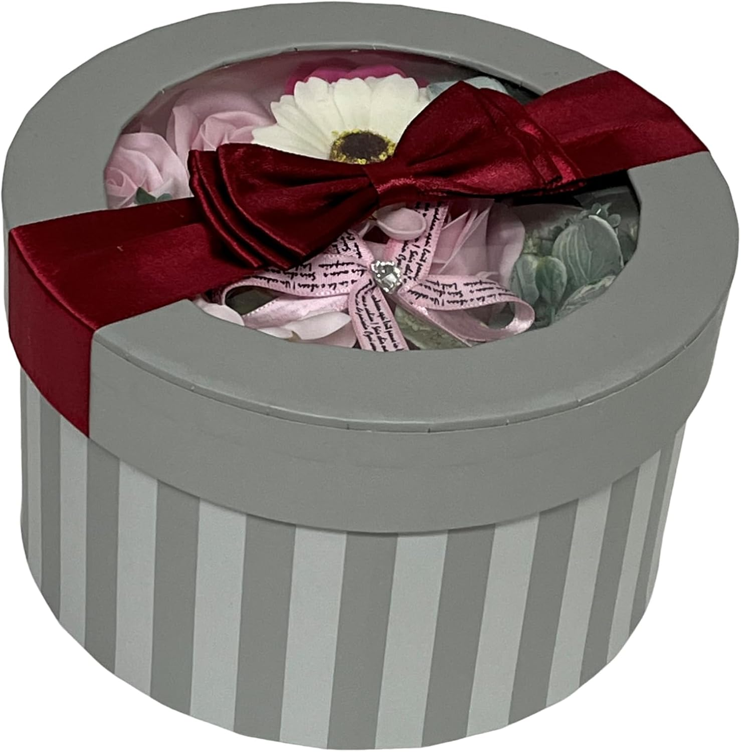 Q-FLA 786204 Bath Fragrance, Bath Solution, round Box, M, Gy, Gift image number 3