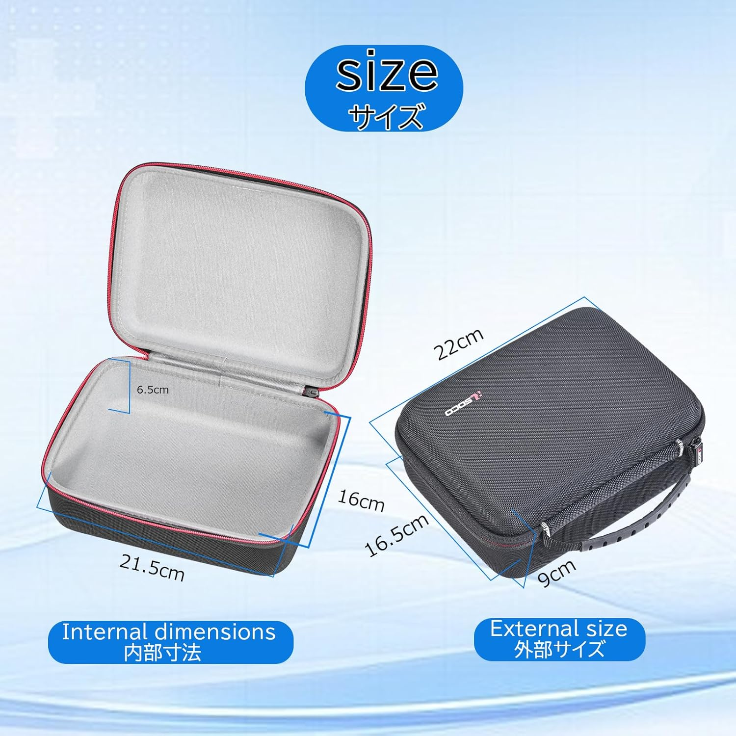 RLSOCO Case for Omron Blood Pressure Monitor, Fit for Omron HEM7120/HEM7143T1/HEM7142T1/HEM8712/HEM7156T & Omron Silver/Iron/Bronze - Black (Case Only) image number 6