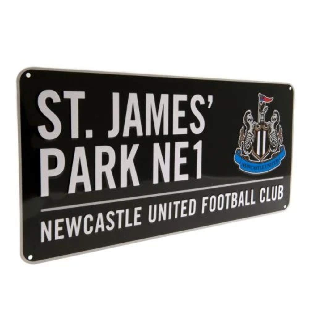 Newcastle Utd Colour Street Sign - 40Cm X 18Cm - One Size