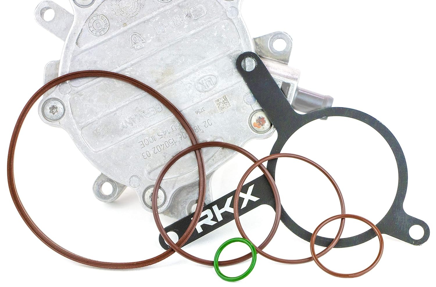 RKX 2.0T Vacuum Pump Reseal/Rebuild Kit Compatible with VW & Audi 2.0 T Mkv, B6, 8P, B7 Gasket