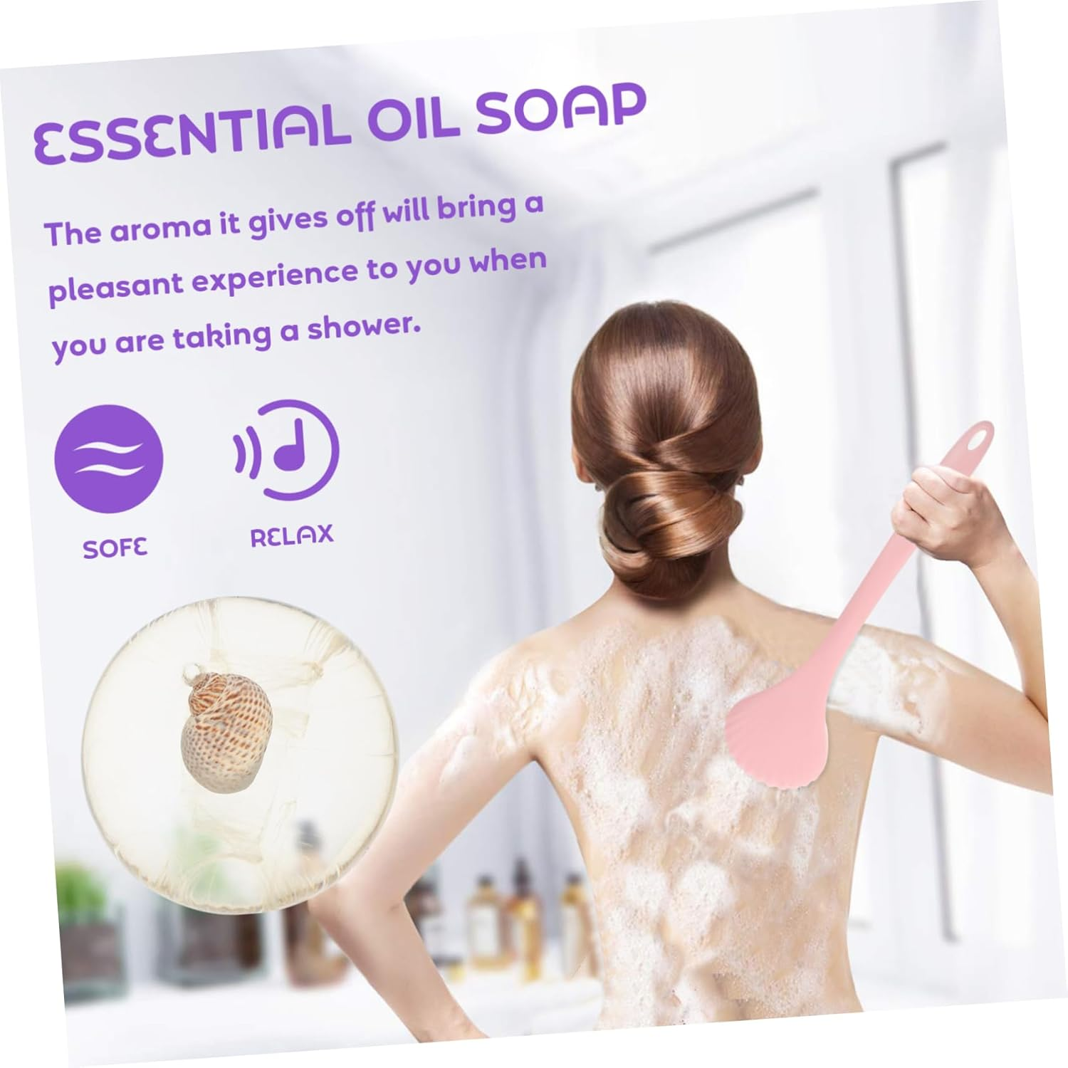 FOYTOKI Hydrating Acid Soap Gentle Cleansing Bar Glycerin Formula Ocean Theme Face Body image number 6