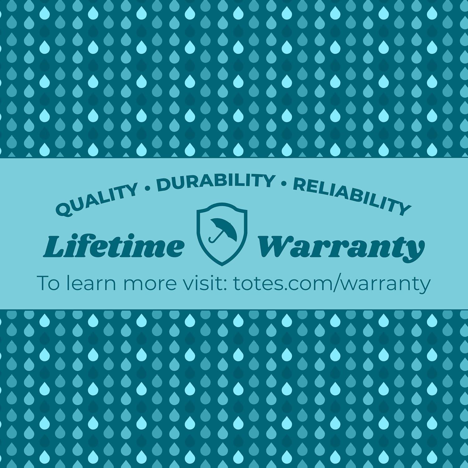 Totes Large Eco Auto-Open 24 Rib Stick Umbrella with a Classic J Hook Curved Handle, White & Black, One Size, Women'S and Men'S Auto-Open 24 Rib Stick Umbrella with a Classic J Hook Curved Handle - Red image number 5