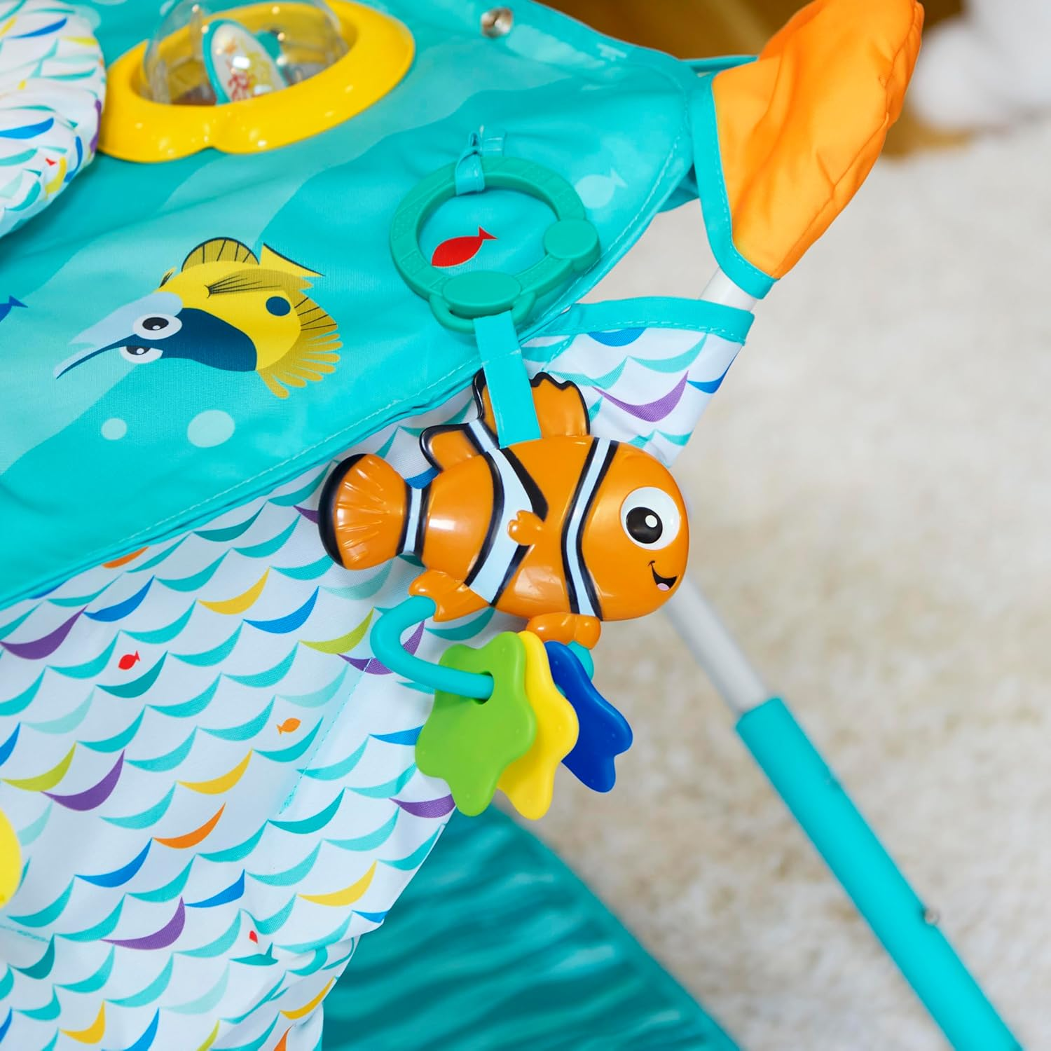 Disney Baby Finding Nemo Pop 'N Jump Foldable Activity Center by Bright Starts, Indoor/Outdoor, Unisex, 6 Months+